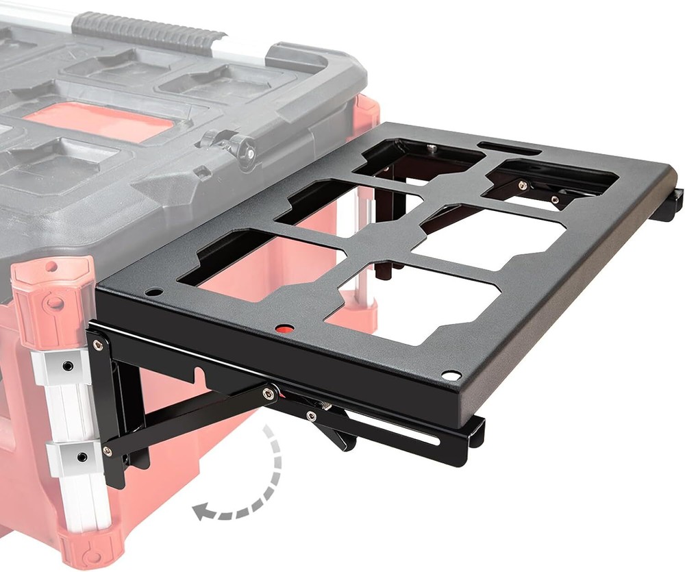 Folding Packout Mount for Milwau.kee Packout Toolbox Side Storage