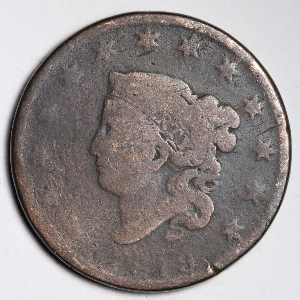 1819 Coronet Head Large Cent E311 VB