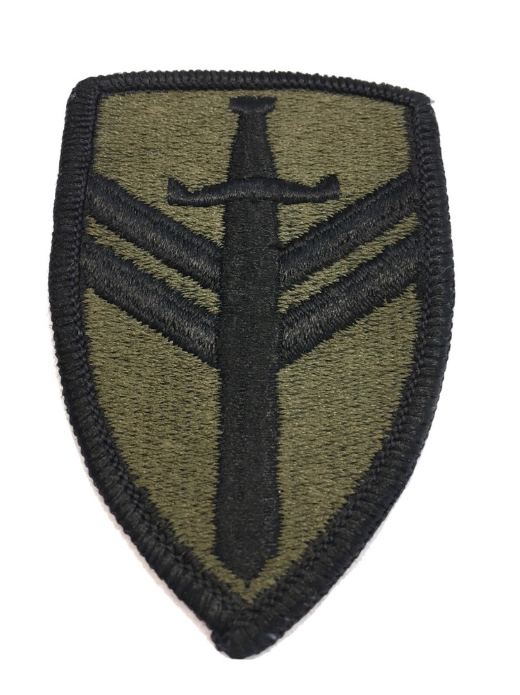Vietnam Era U.S. Army 2nd Support Command Brigade Subdued Merrowed Edges Patch