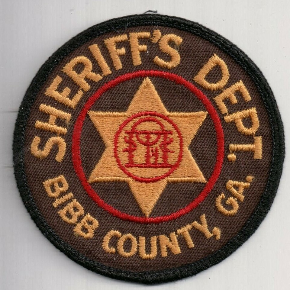 AH Patch, Vintage Bibb County, Georgia Sheriff's Department Patch