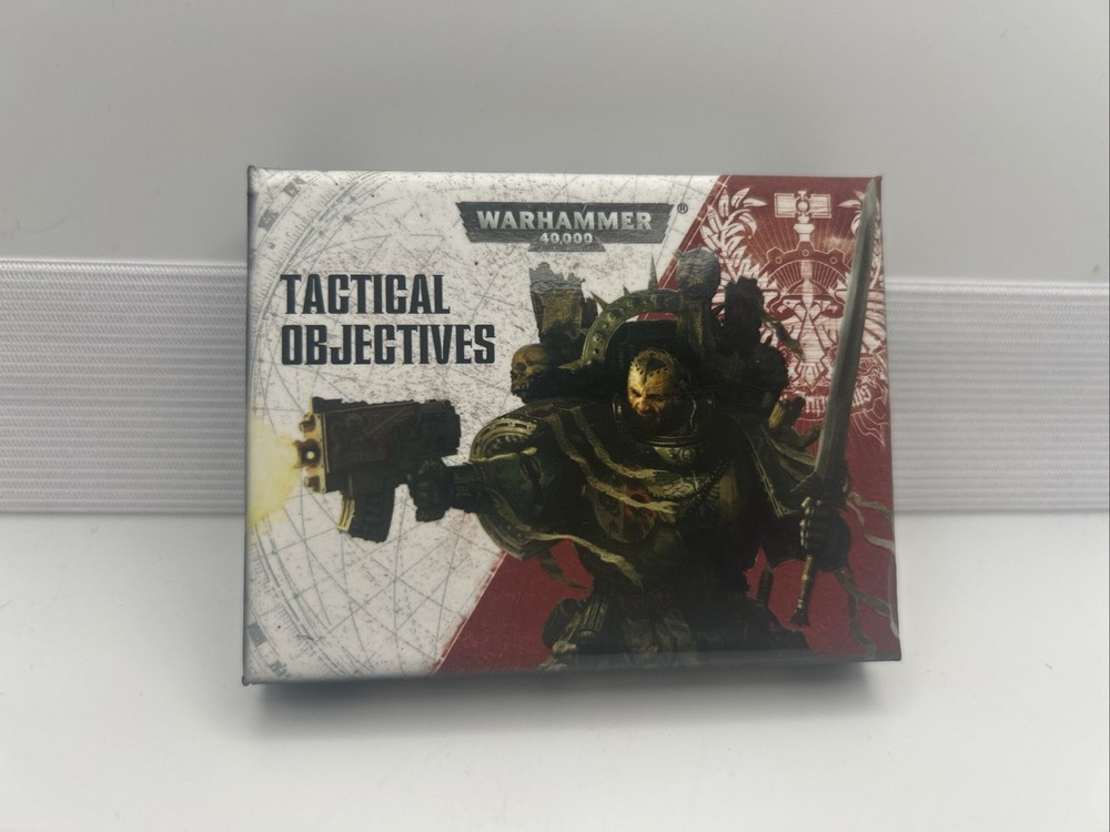Warhammer 40,000 Tactical Objectives Cards Set 40k Games Workshop Opened