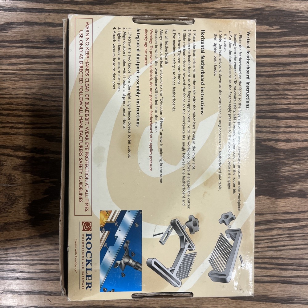 Rockler 4 Piece Router Table Accessories