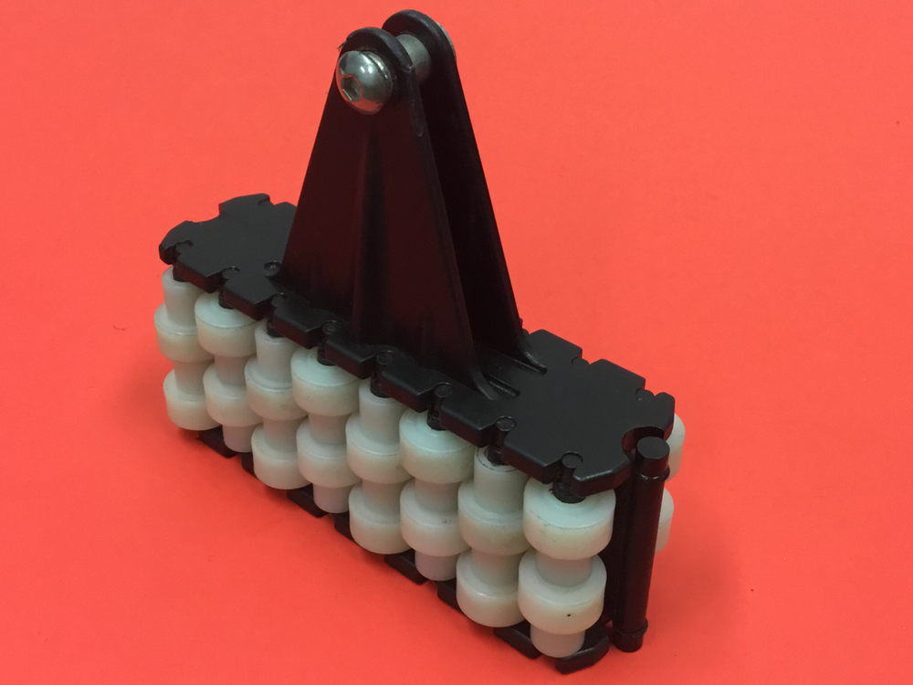 Marbett - 4" Long, Conveyor - Plastic Roller Side Guide