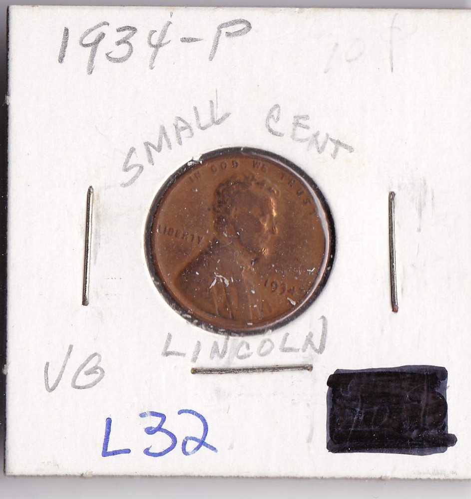1934 Lincoln Cent L32