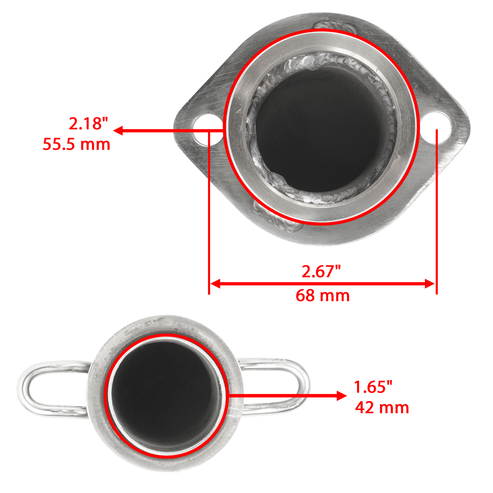 Exhaust Muffler Pipe w/ Gasket for Yamaha Viking 700 YXM700 4X4 2014 2015 - 2023