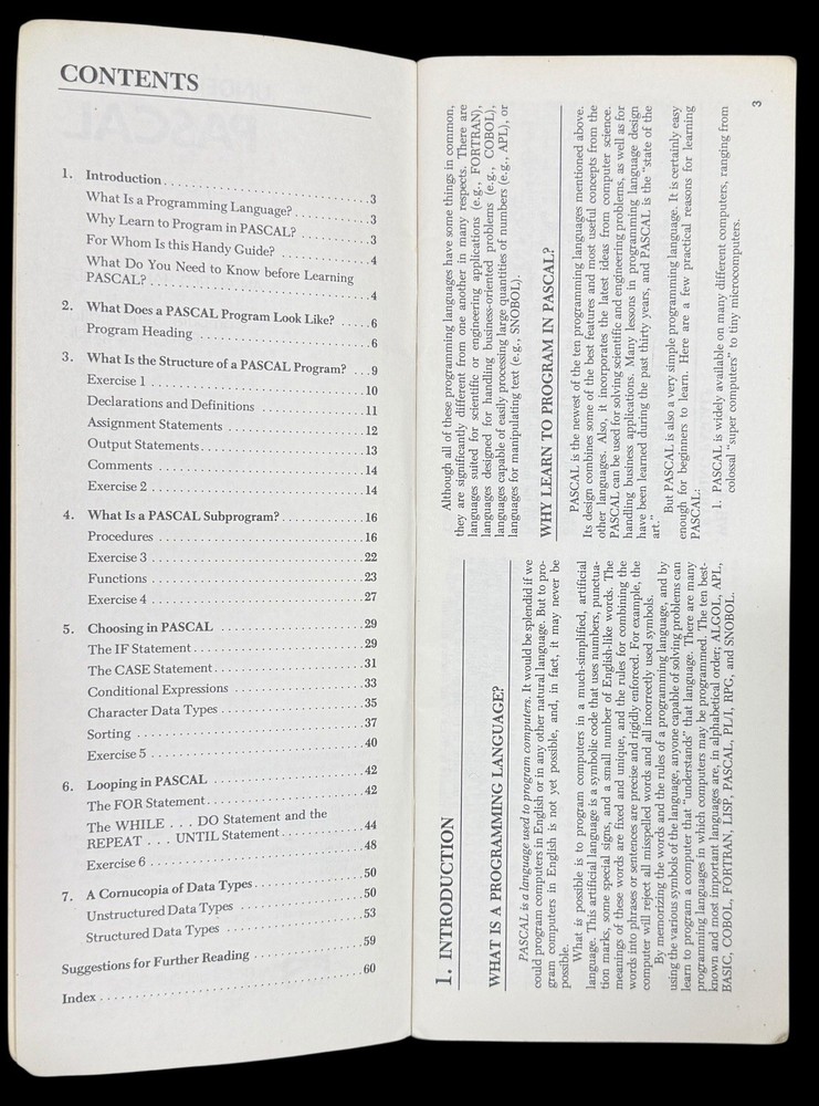 Alfred Handy Guide's Understanding: Pascal, AI, Basic, & Atari Graphics Books