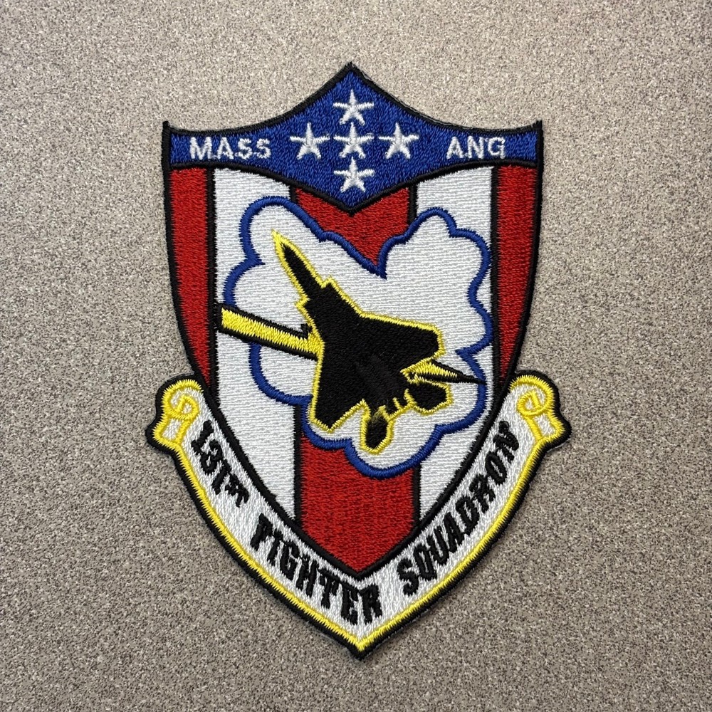 USAF 131st Fighter Squadron Massachusetts Air Guard F-15C Air Force Patch
