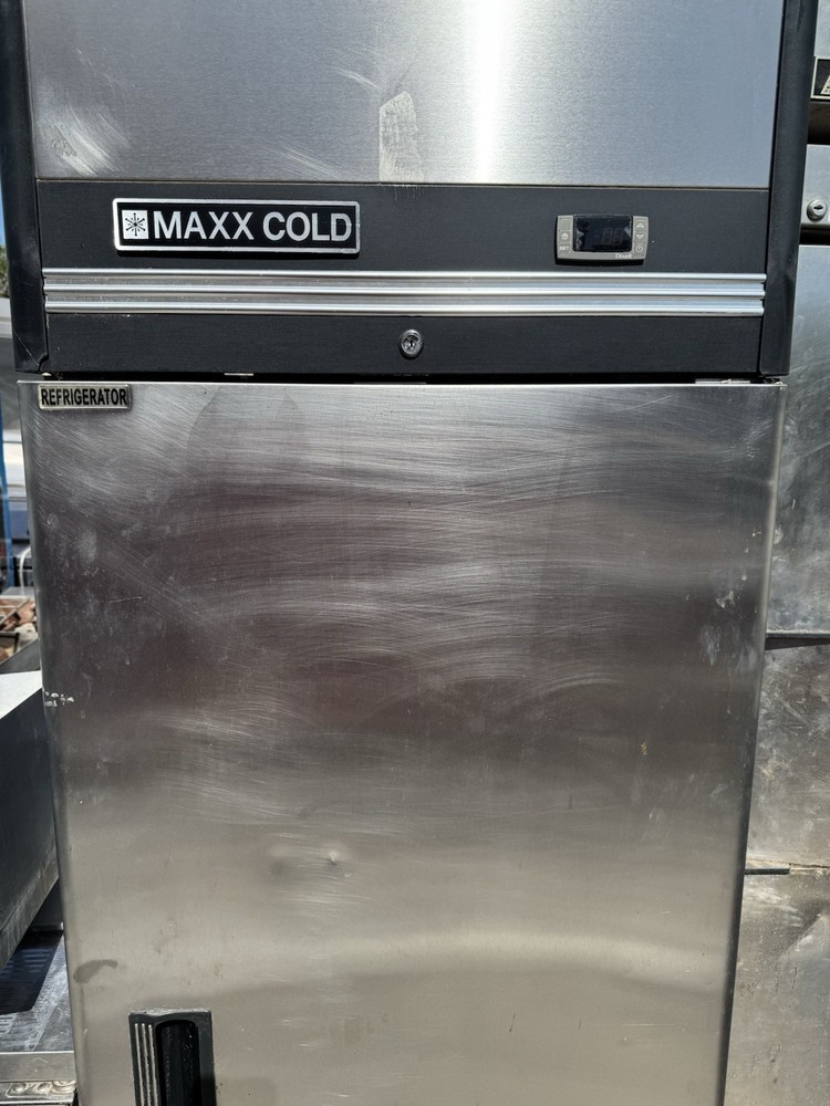 Maxx Cold Single Door Stainless Cooler