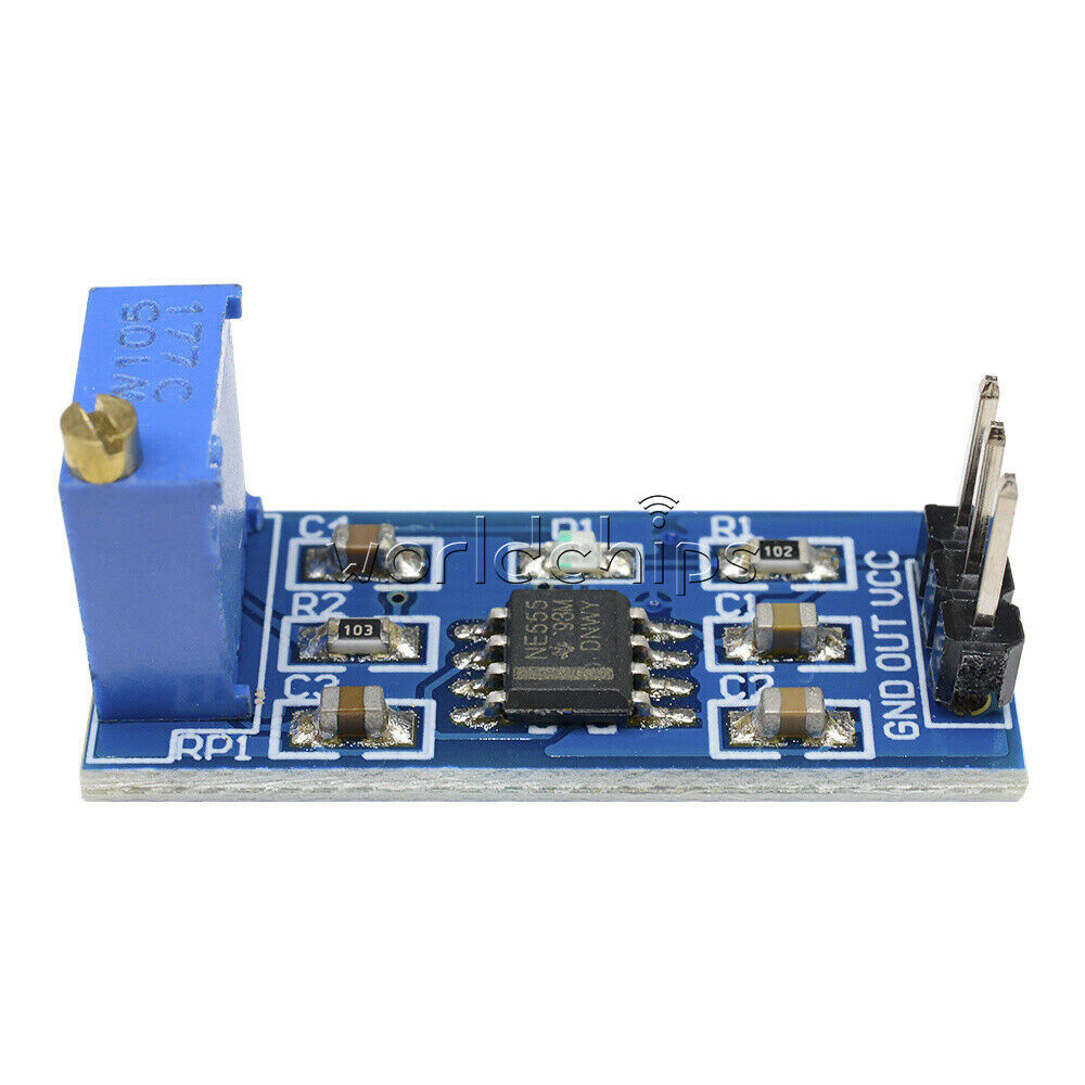 1/2/5/10PCS NE555 Pulse Signal Generator Module Frequency Adjustable 5-12V