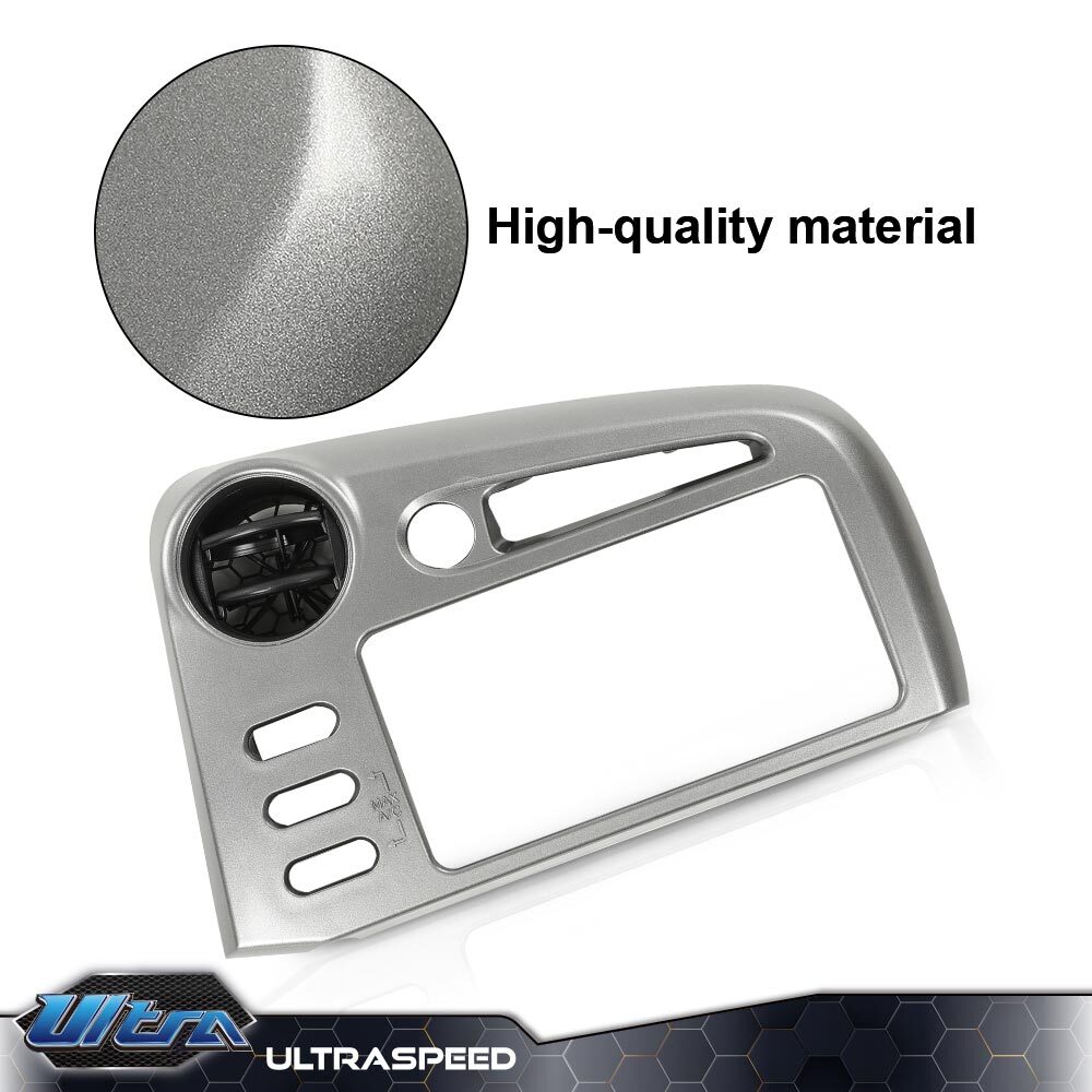 Fit For 2003-2008 Toyota Matrix/Pontiac Vibe Center Dash Radio Bezel Trim Silver