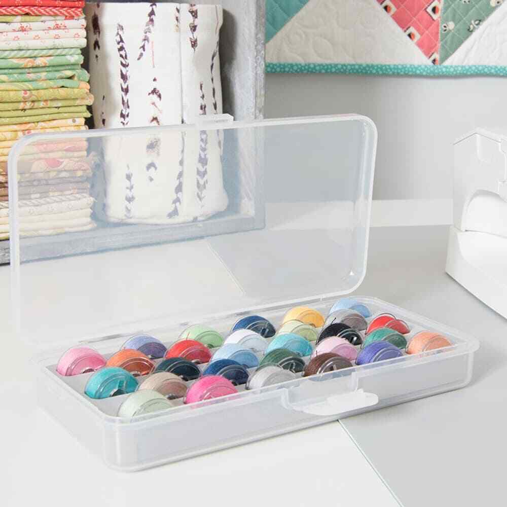 Dritz Bobbin Box, Holds 28 Bobbins