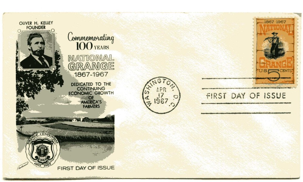 1323 National Grange, Fleetwood, FDC