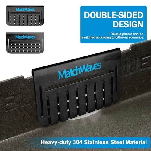 Grease Gate Blocker forstone Griddle, Mesh Screen for Blocking 1 Pack Black