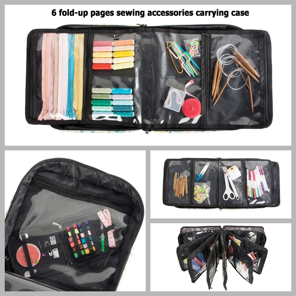 Sewing Accessories Storage Bag Knitting Craft Tools Organizer White Tree