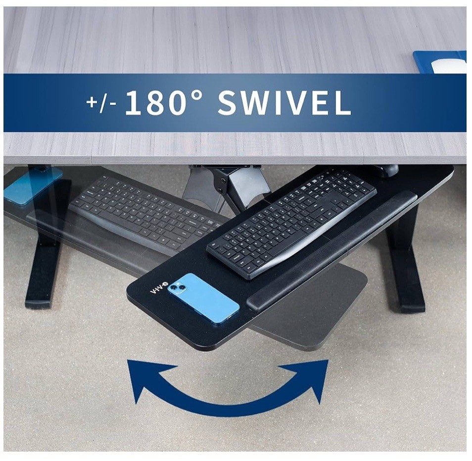 Ergonomic Keyboard and Mouse Tray