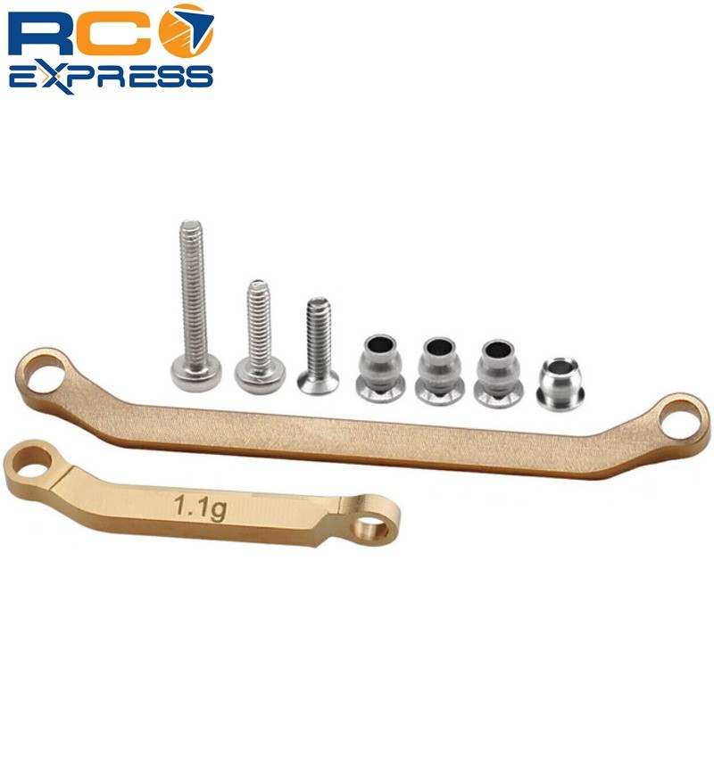 Hot Racing Axial SCX30 Brass TT Steering Fix Links SXTY49H