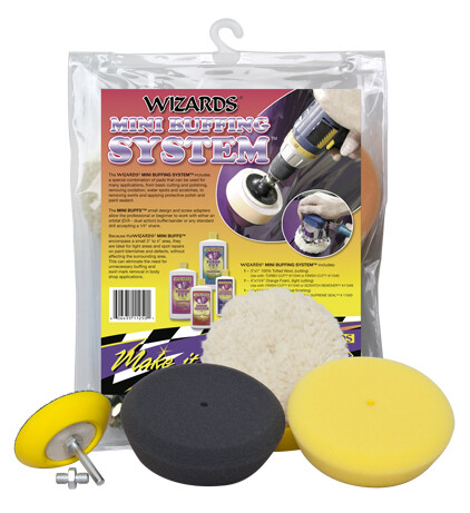 Wizards 11250 Mini Buffing System 4 piece Kit