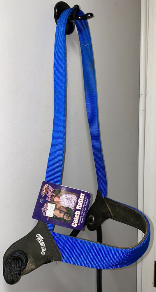 WEAVER STACY WESTFALL CATCH HALTER WITH LEAD BLUE