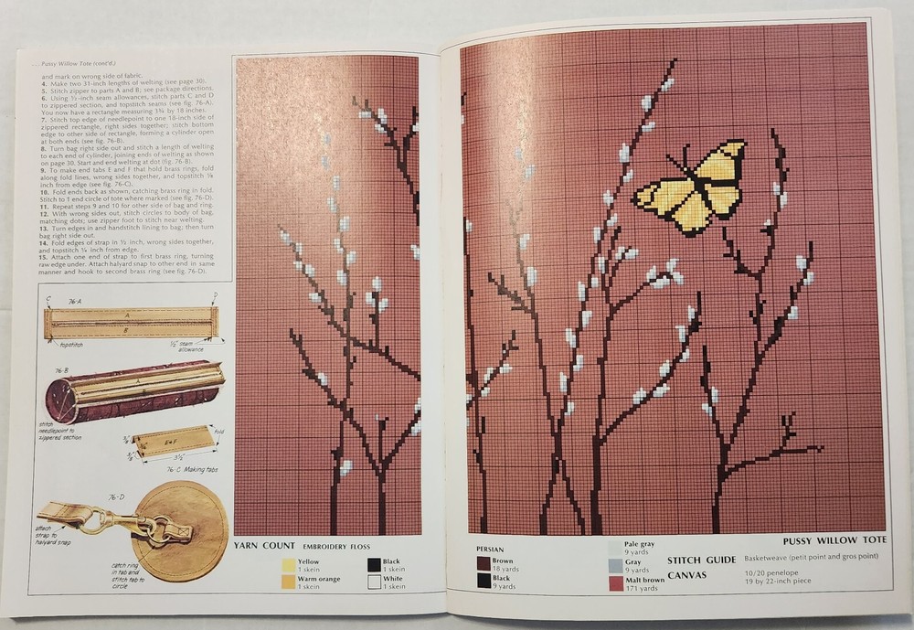 Vintage Sunset Book Needlepoint: Techniques and Projects ~ 1977