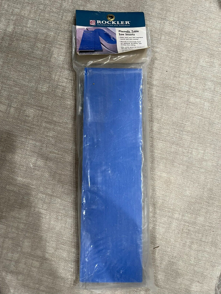 NEW / UNUSED Rockler Phenolic Table Saw Insert - Zero Clearance