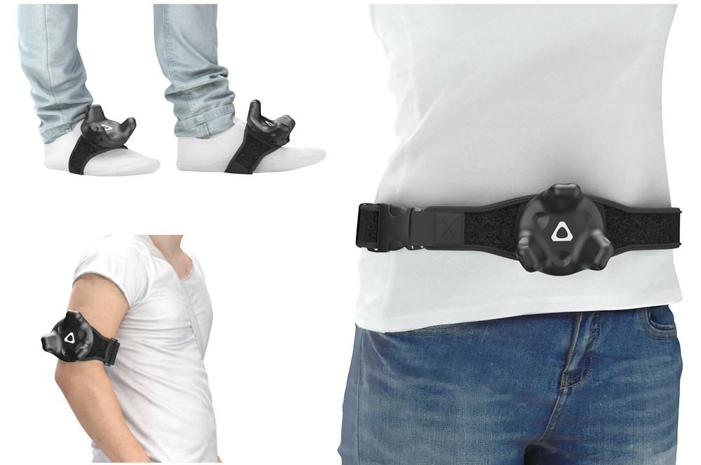 Skywin VR Tracker Belt and Tracker Strap Bundle for HTC Vive System Tracker P...