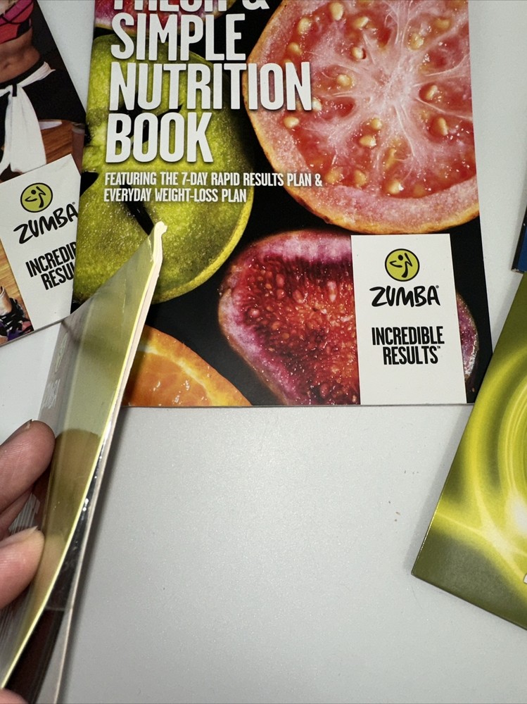 Zumba Transformation Kit 7 DVDs, Nutrition Book & Program Guide T98