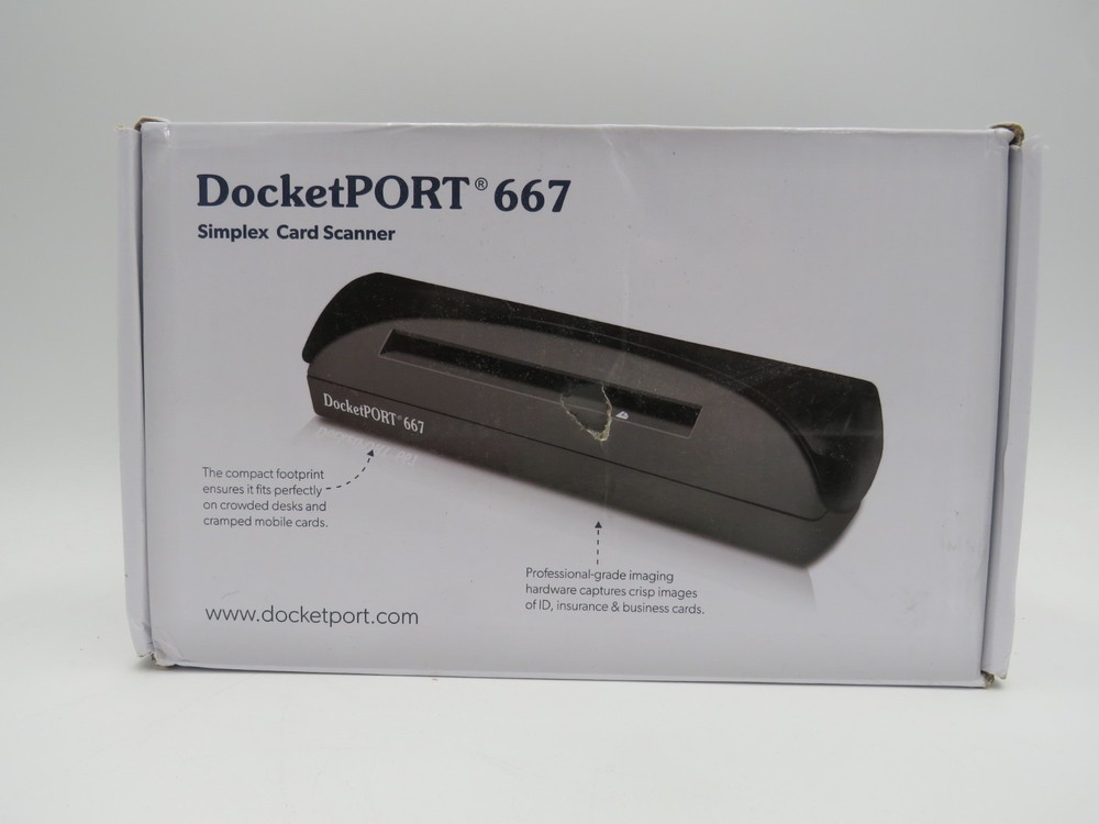 DocketPORT 667 Simplex Card Scanner (DP667)