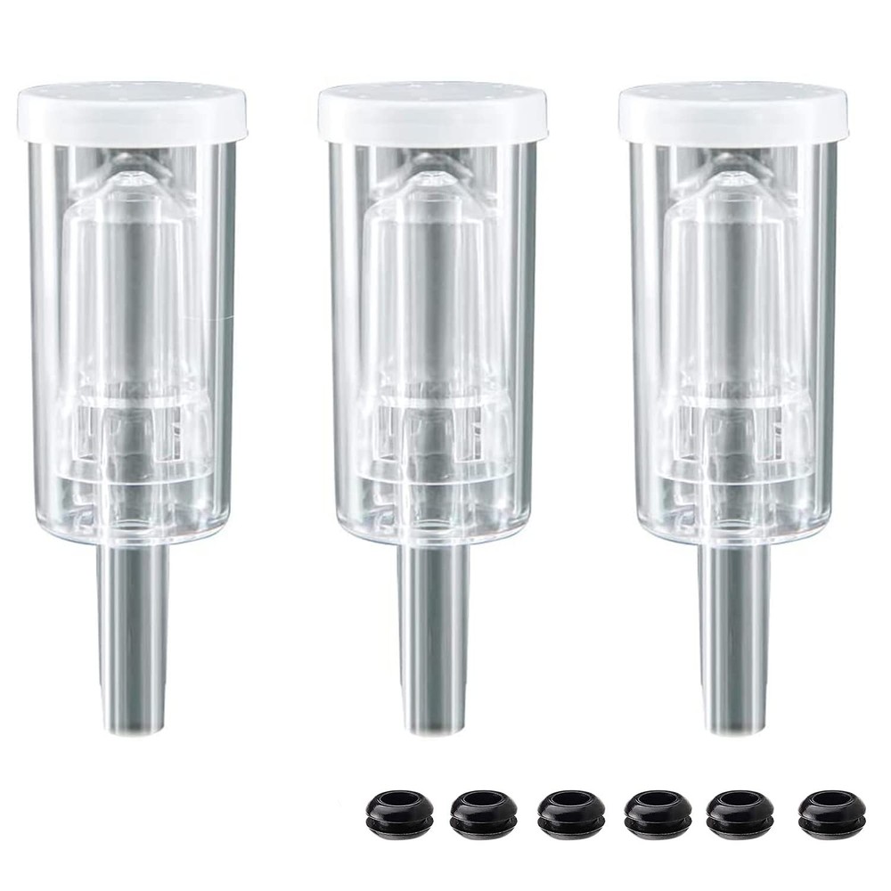 3-Piece Airlock Fermentation Beer Wine Brewing Air Locks 3Pack transparency