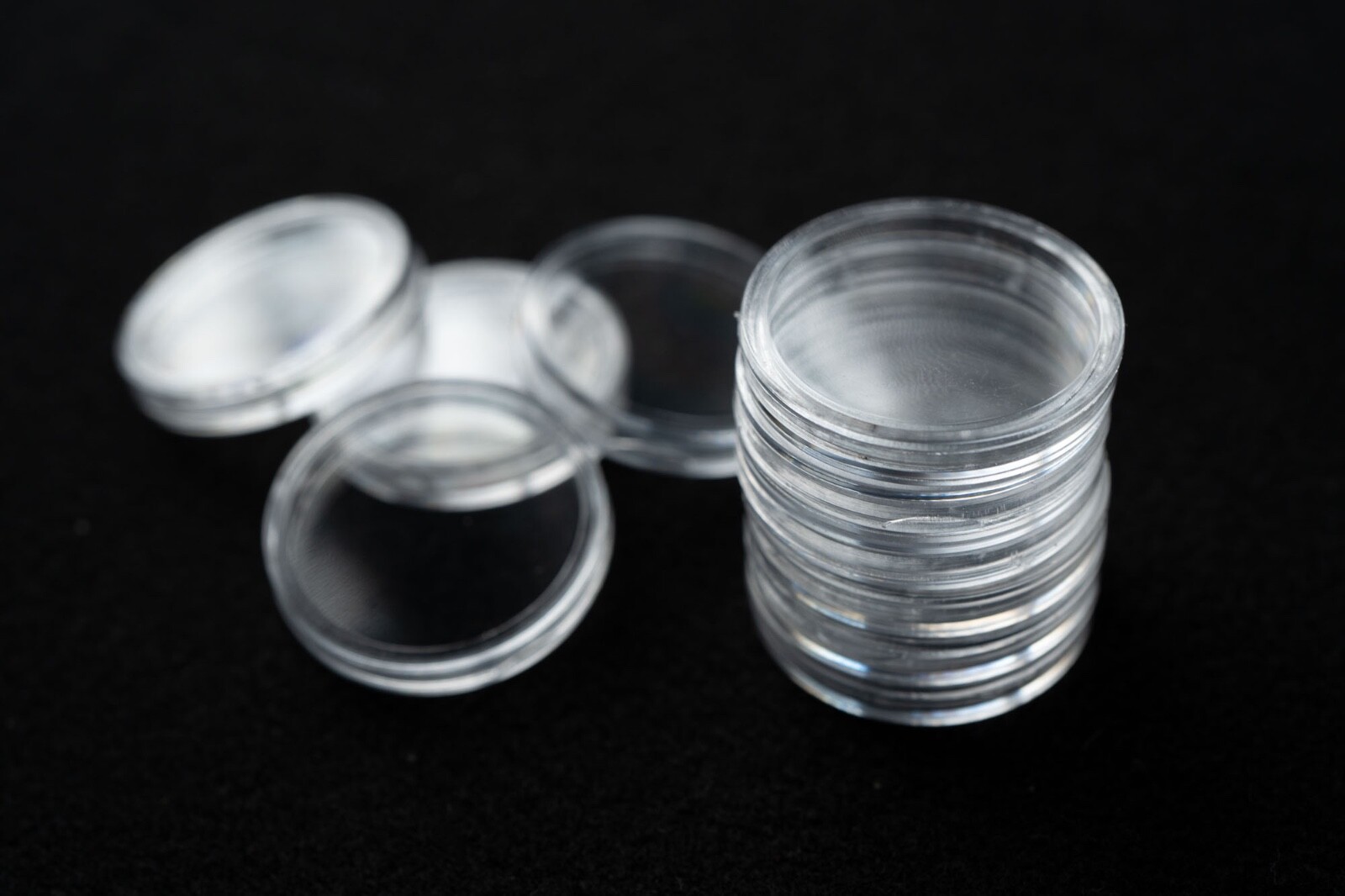 Air-Tight Coin Capsule 24mm, (Pack of 10) Perfect Fit for U.S. Quarters