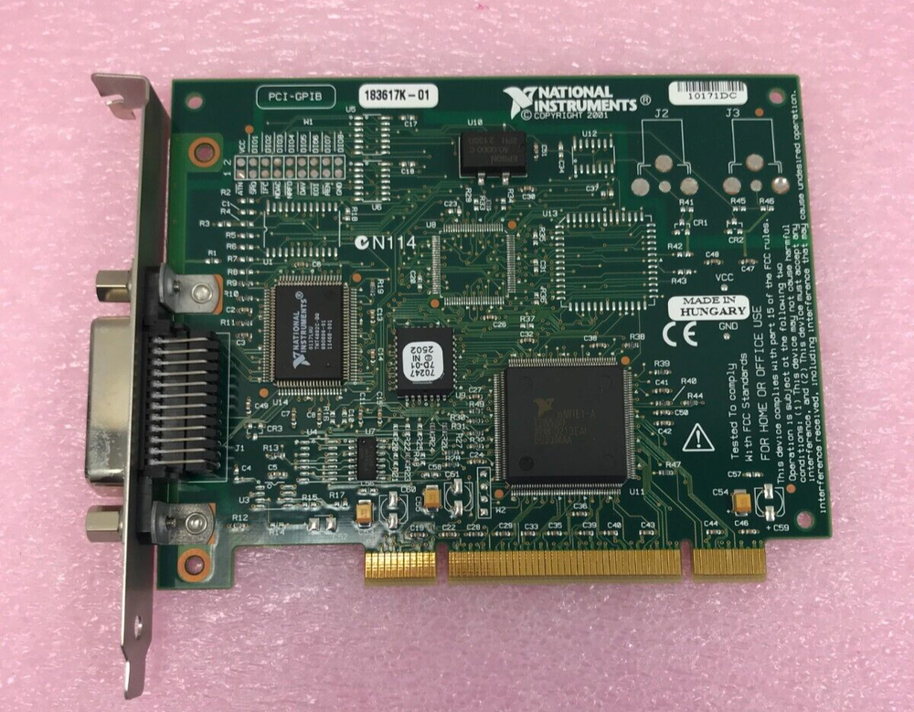 National Instruments PCI-GPIB 183617K-01 Interface Adapter Card