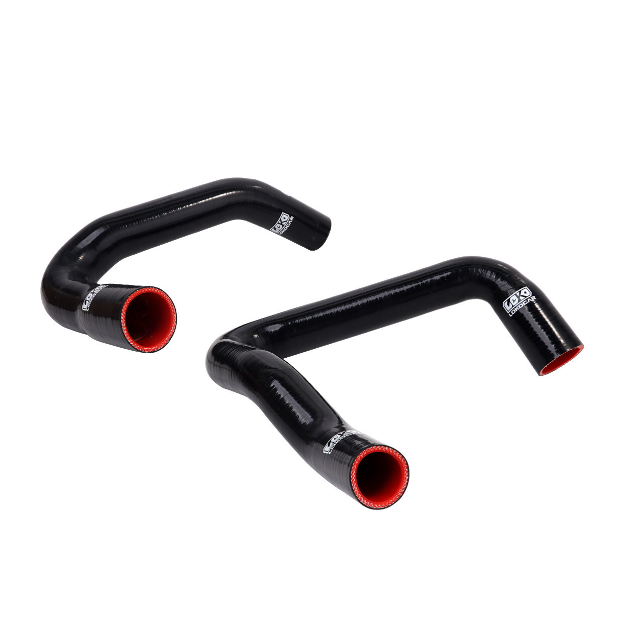 Silicone Radiator Hose Piping Kit Fits For 1986-1993 Mustang GT LX Cobra Black