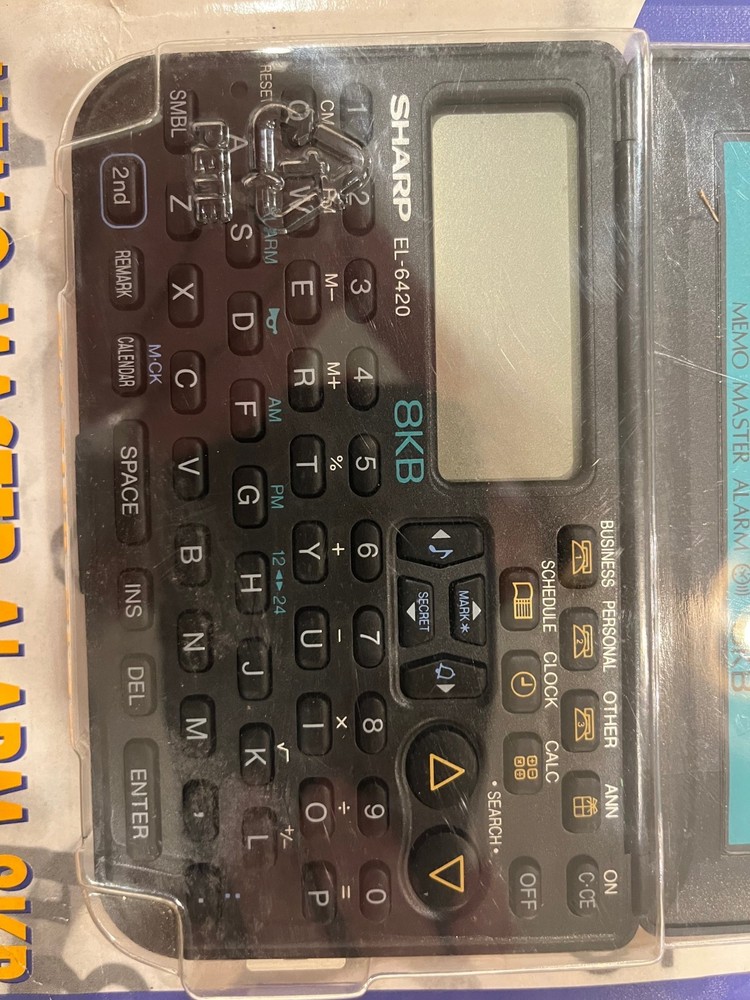 Sharp EL-6420 Electric Organizer 8KB