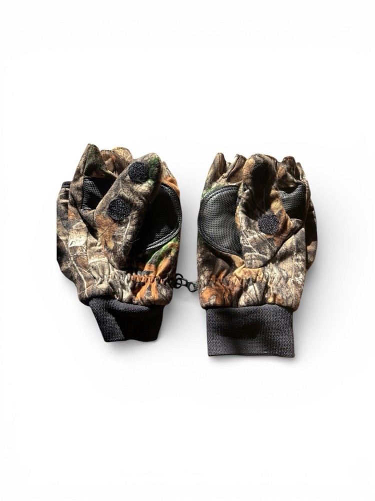 Real tree Camo Mitten Gloves