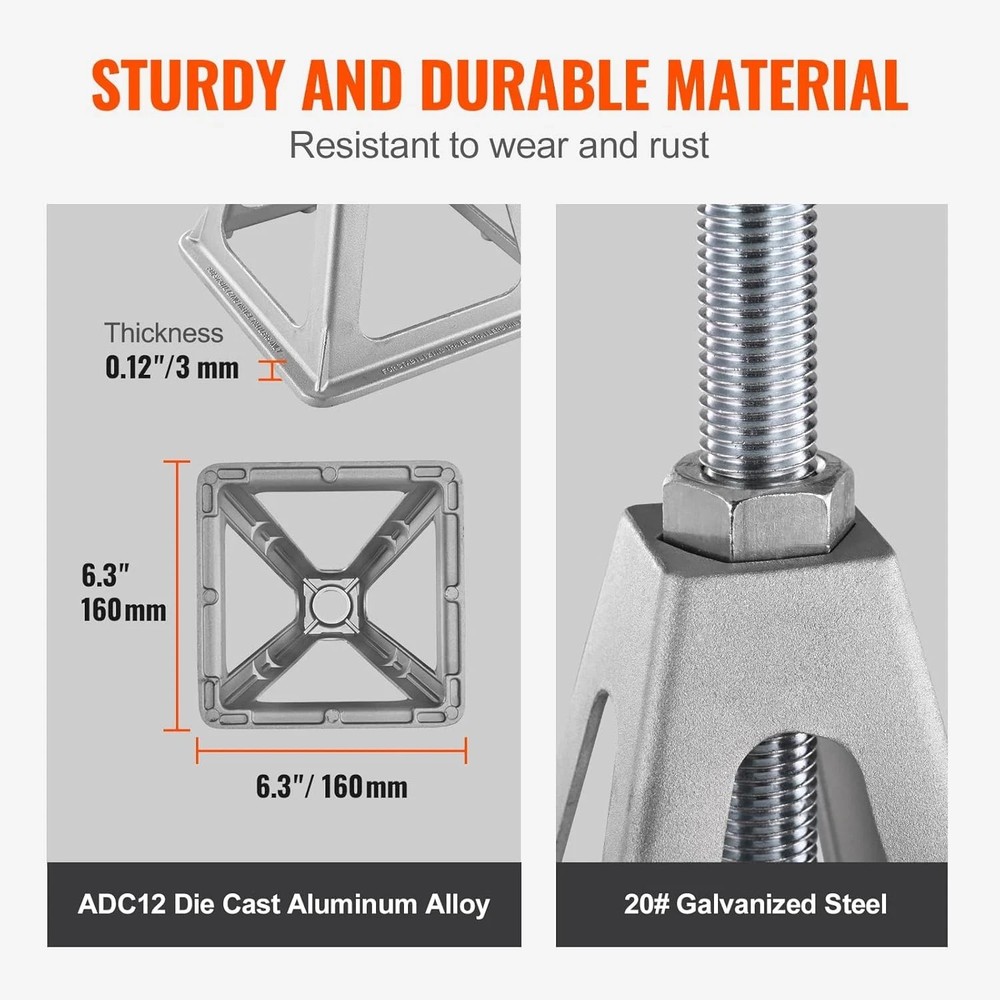 RV Stabilizer Jacks, 4 Pack Aluminum RV Leveling Jacks, RV Stack Jacks for