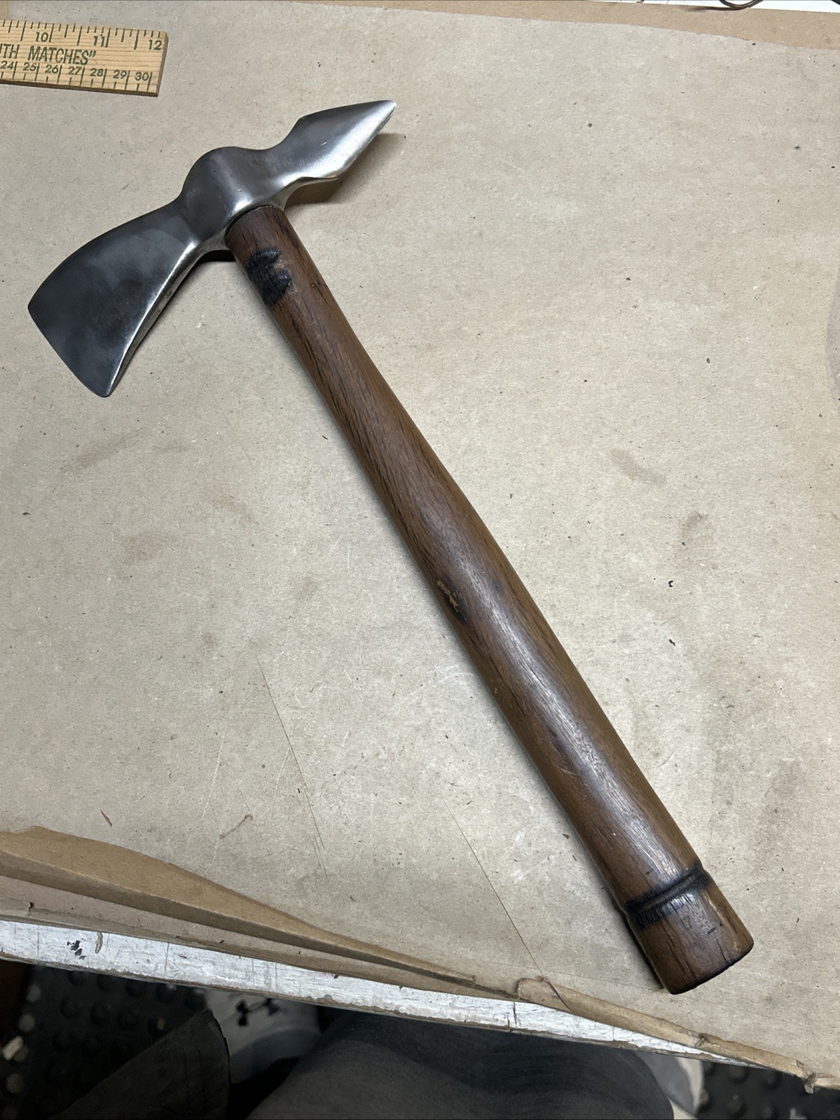 Vintage Native American Indian Style Tomahawk w/ Original Handle Used Nice