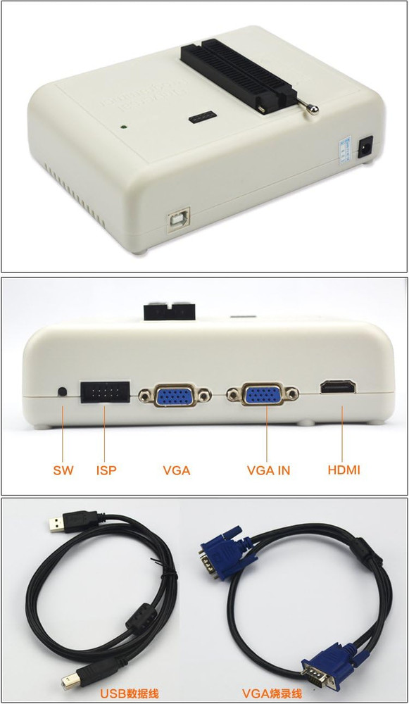 RT809H Emmc-Nand Flash Extremely Fast Universal Chip Programmer Kit IC Programm