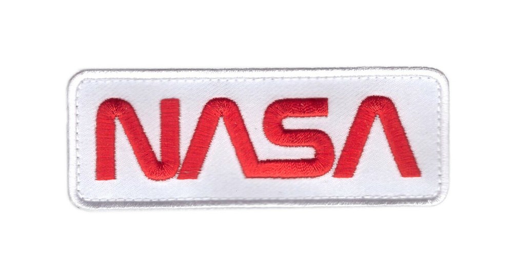 White NASA Crew Uniform Space Shuttle Costume Patch Iron on