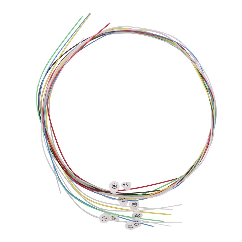 Mxfans 10x Lyre Harp Nylon String Set for 10-String Lyre Replacement Accessory