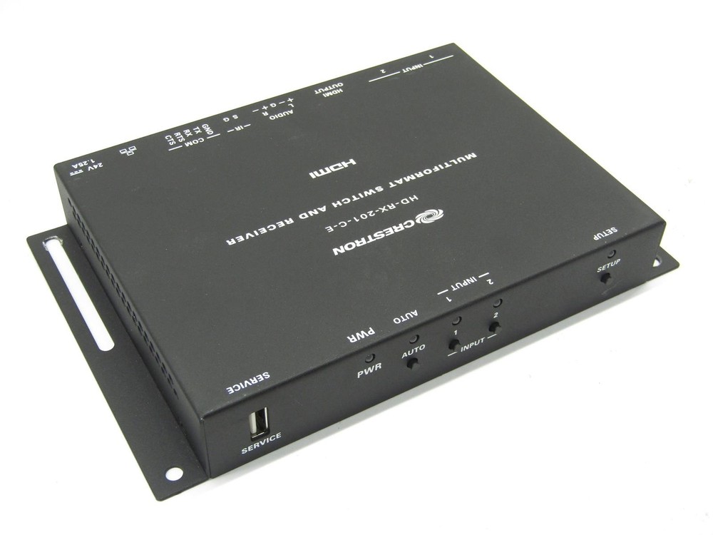 6x Crestron HD-RX-201-C-E Multiformat Switch and Receivers