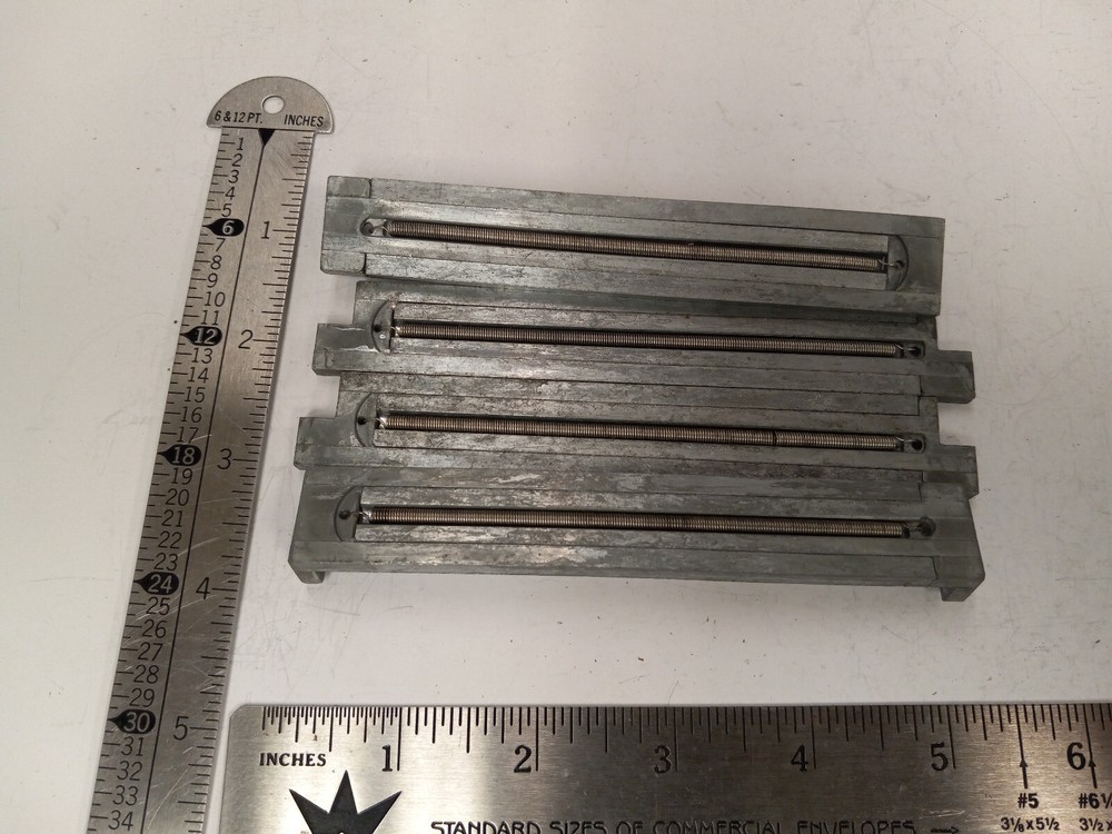 Letterpress Quick-Eze / Quick-S Hand Set Type Securing System 4 15/16x 5 5/8