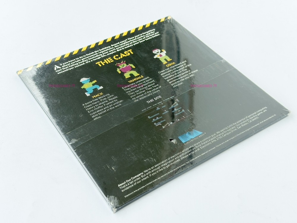 Hard Hat Mack - Electronic Arts - 1983 / Atari 8-bit - Sealed