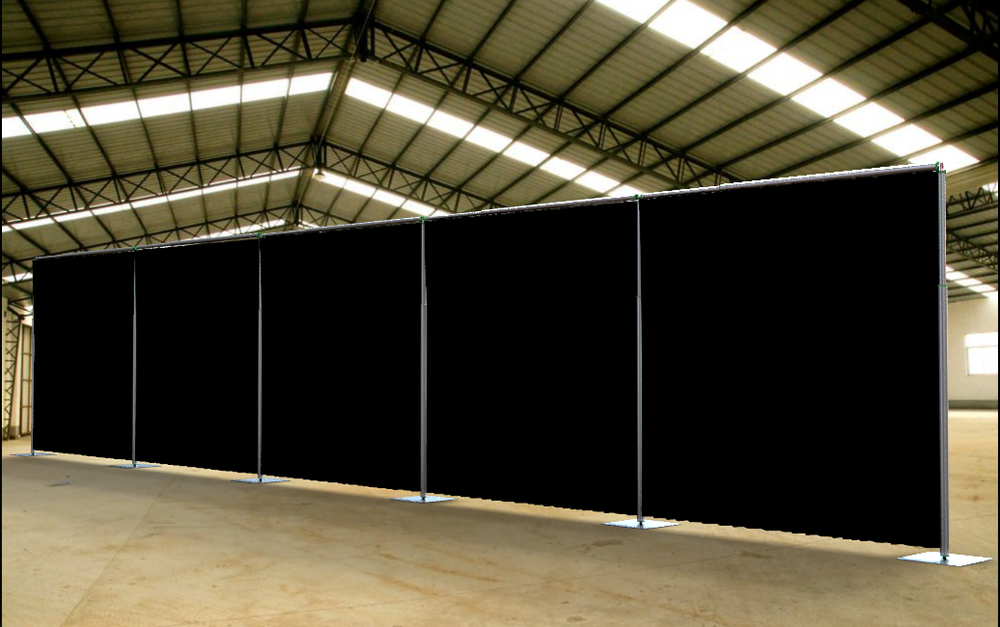 ADJUSTABLE QUICK BACKDROP KIT 10 FT TALL x 10FT-50FT WIDE PIPE WITHOUT DRAPE