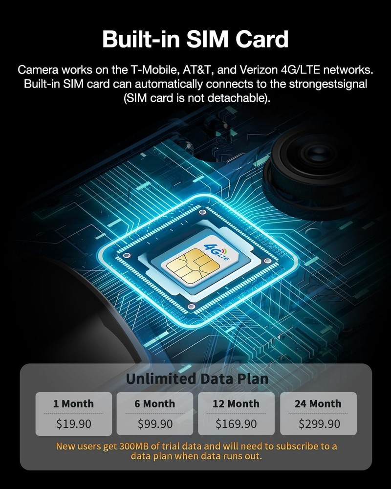 Advanced Night Vision Game Camera - 2K HD, Motion Detection & 4G Connectivity