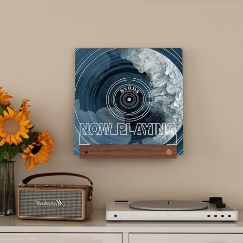 Light up Now Playing Vinyl Record Stand Wall Rectangular Wall Mount - 16 color