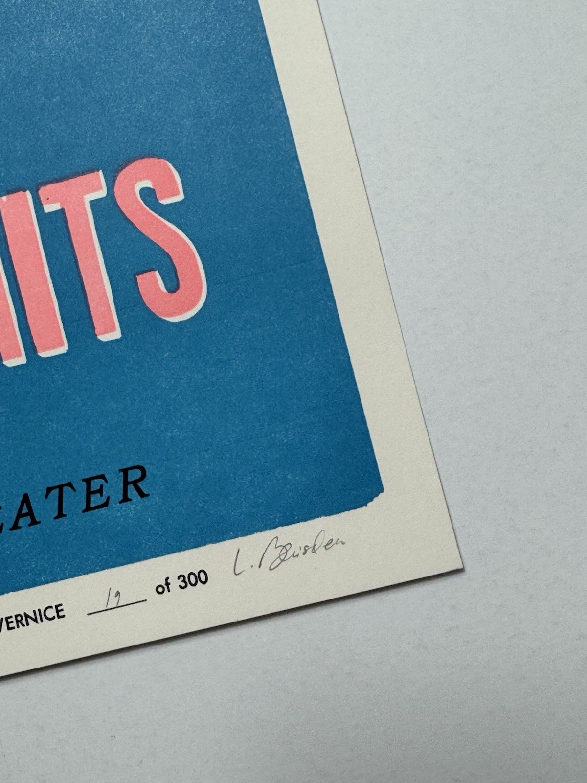 Brandi Carlile Poster Austin TX Moody 2022 Official #’d Letterpress RARE X/300