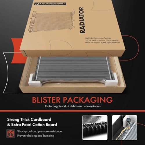 Engine Coolant Radiator Assembly - Compatible with Dodge Ram 1500 2004-2008