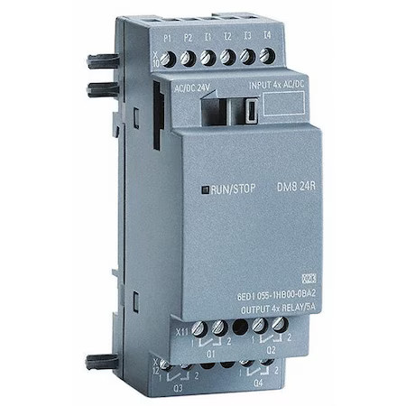 Siemens 6Ed10551hb000ba2 Input/Output Module, 4 Inputs, 4 Outputs