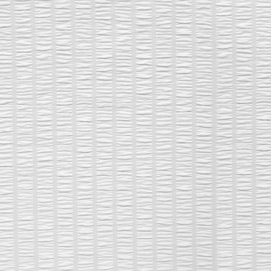 Maytex InstaCurtain Norwalk Seersucker Shower Curtain, 70” X 74”, White