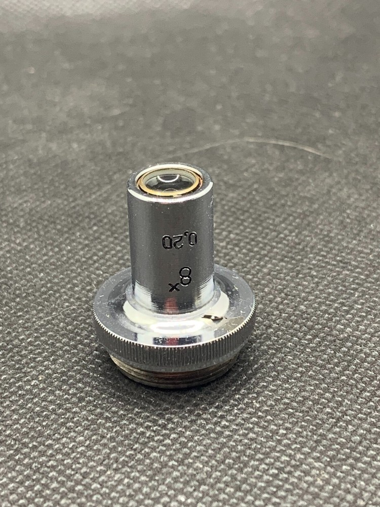 Vintage Lens from Soviet Microscope. LOMO. USSR Monocular Microscope. 8X. 0.20.