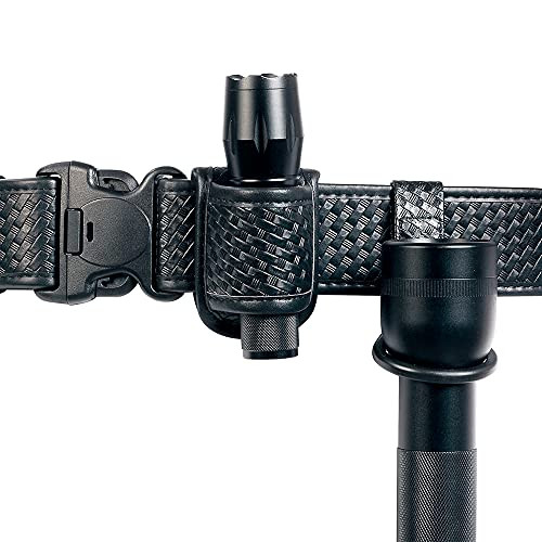 Compact Flashlight Holder(Open Top)+ Flashlight Ring Strap Holder Hold Mag